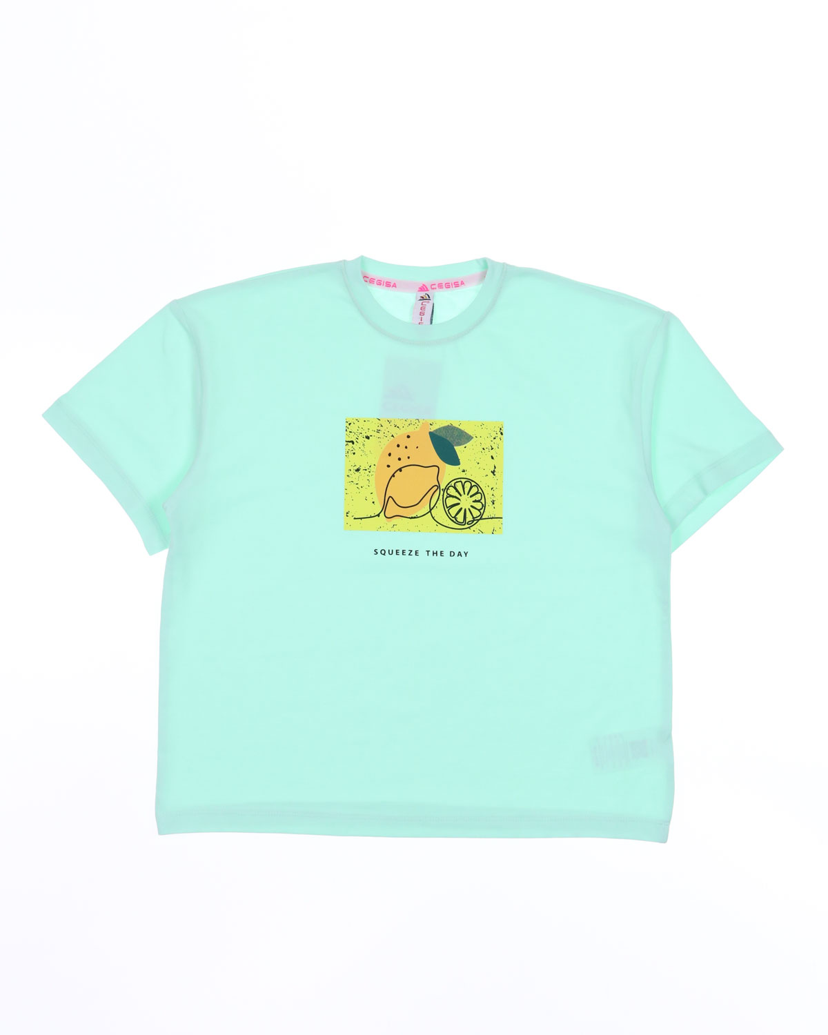 CEGISA 10397 Футболка ( оверсайз ) (цвет: Ментоловый) CEGISA 10397 Футболка ( оверсайз ) (цвет: Ментоловый)