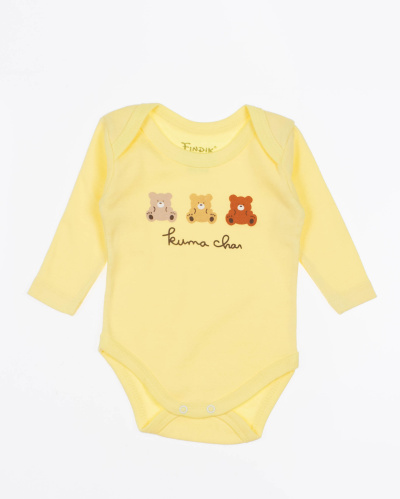 FINDIK 11697 Боди (цвет: Желтый) FINDIK 11697 Боди (цвет: Желтый)