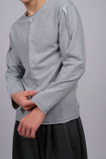 TMK 5002 Лонгслив (цвет: Серый меланж 152 см)
